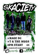 Rage DC - Guildford City Social Club, Guildford 19.3.16